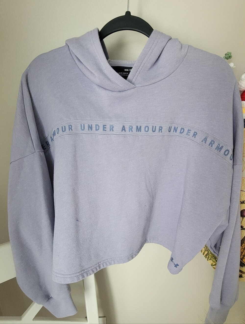 Under Armour Cropped Hoodie - Light Lavender Size S